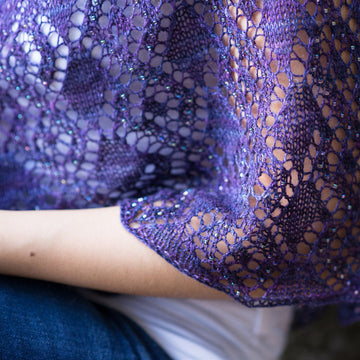 SweetGeorgia Rivoli Shawl Wrap Knitting Pattern