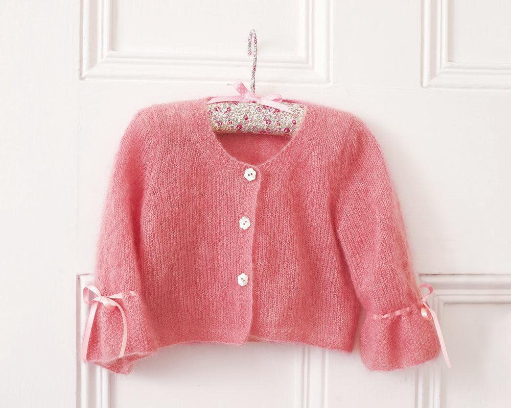 Debbie Bliss Cropped Cardigan Knitting Pattern
