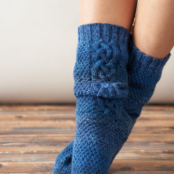 Temple Socks Knitting Pattern