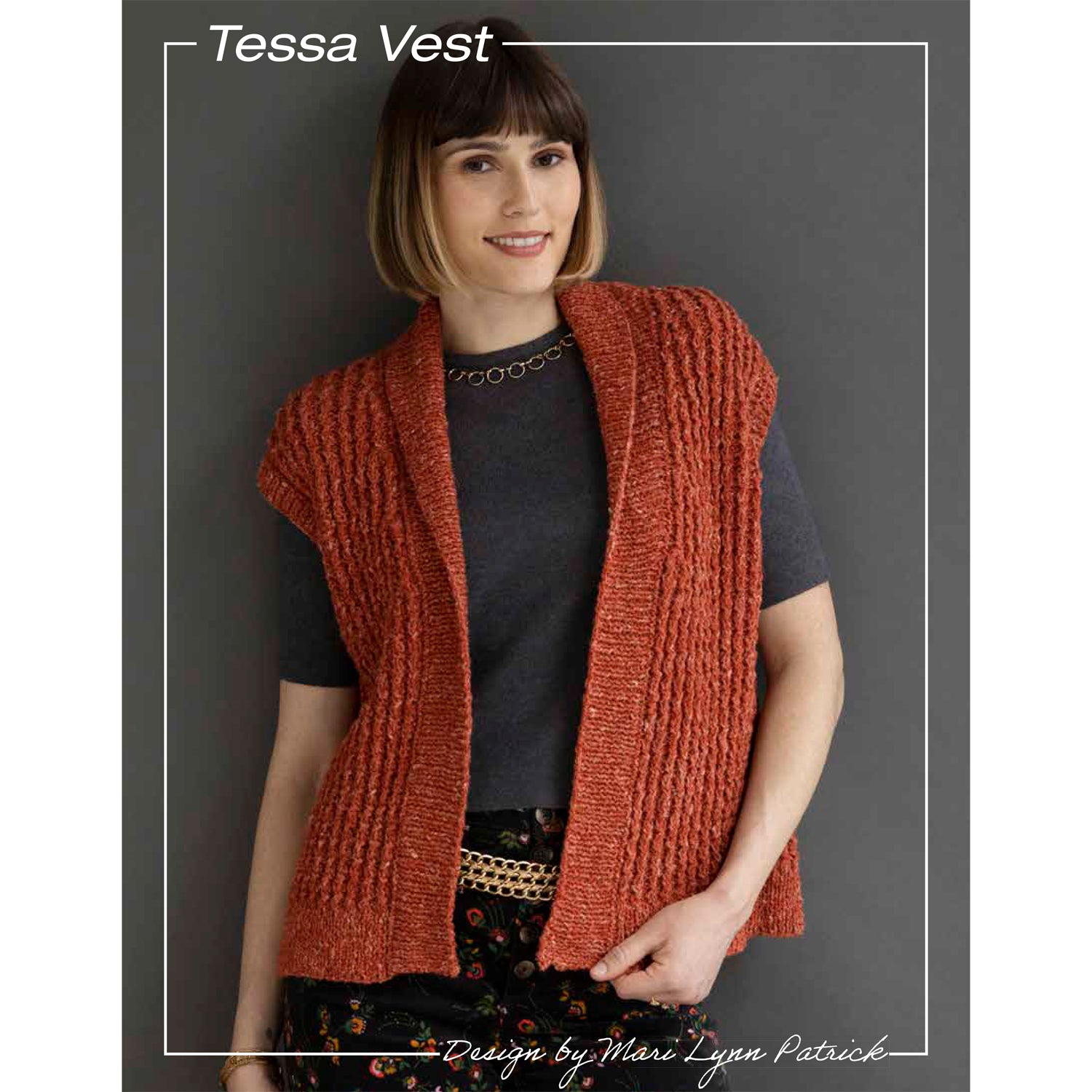 Elsebeth Lavold Tessa Vest Waistcoat Knitting Pattern
