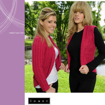 Louet Courtney Cardigan Knitting Pattern