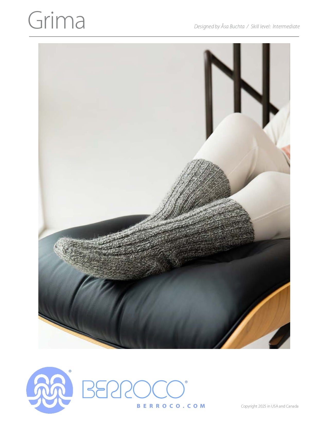 Grima Socks Knitting Pattern