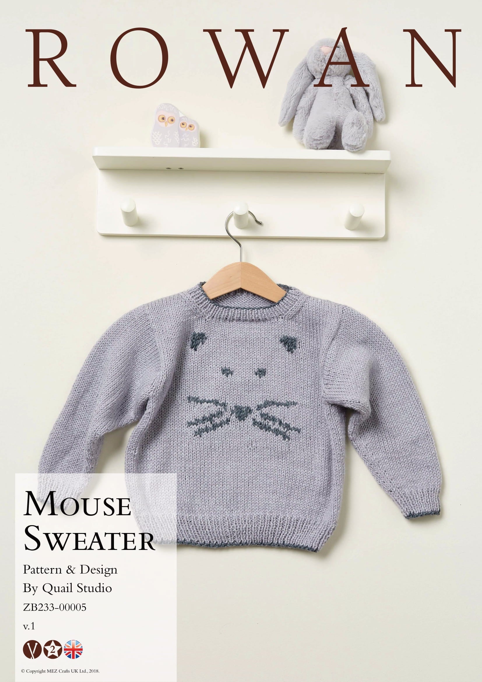 Rowan Mouse Sweater Jumper Knitting Pattern