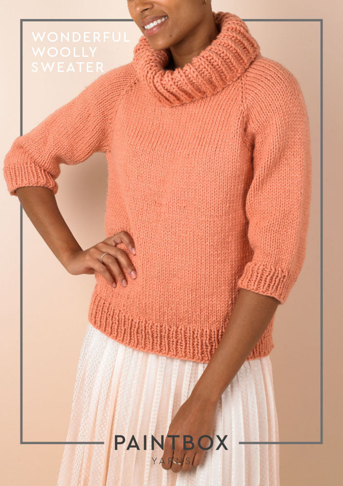 Paintbox Yarns Wonderful Woolly Jumper Knitting Pattern
