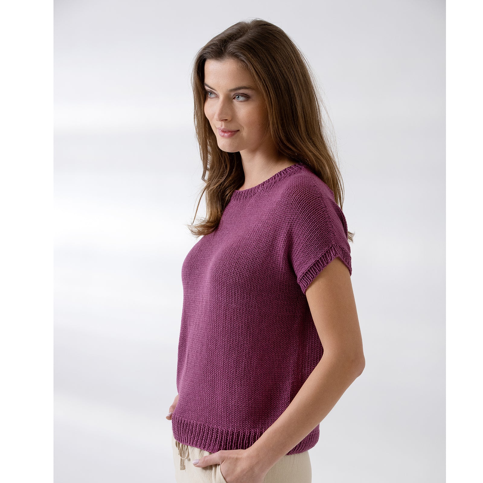 String Beth Tee Jumper Knitting Pattern