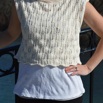 Cropped Lace Tee