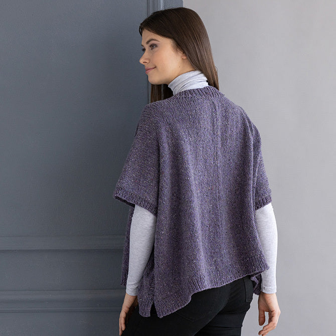 String Katherine Poncho Cape Knitting Pattern