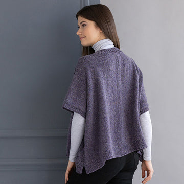 String Katherine Poncho Cape Knitting Pattern
