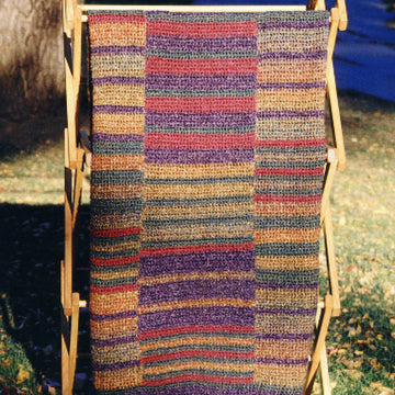 Crochet Prairie Stripes Throw Pattern
