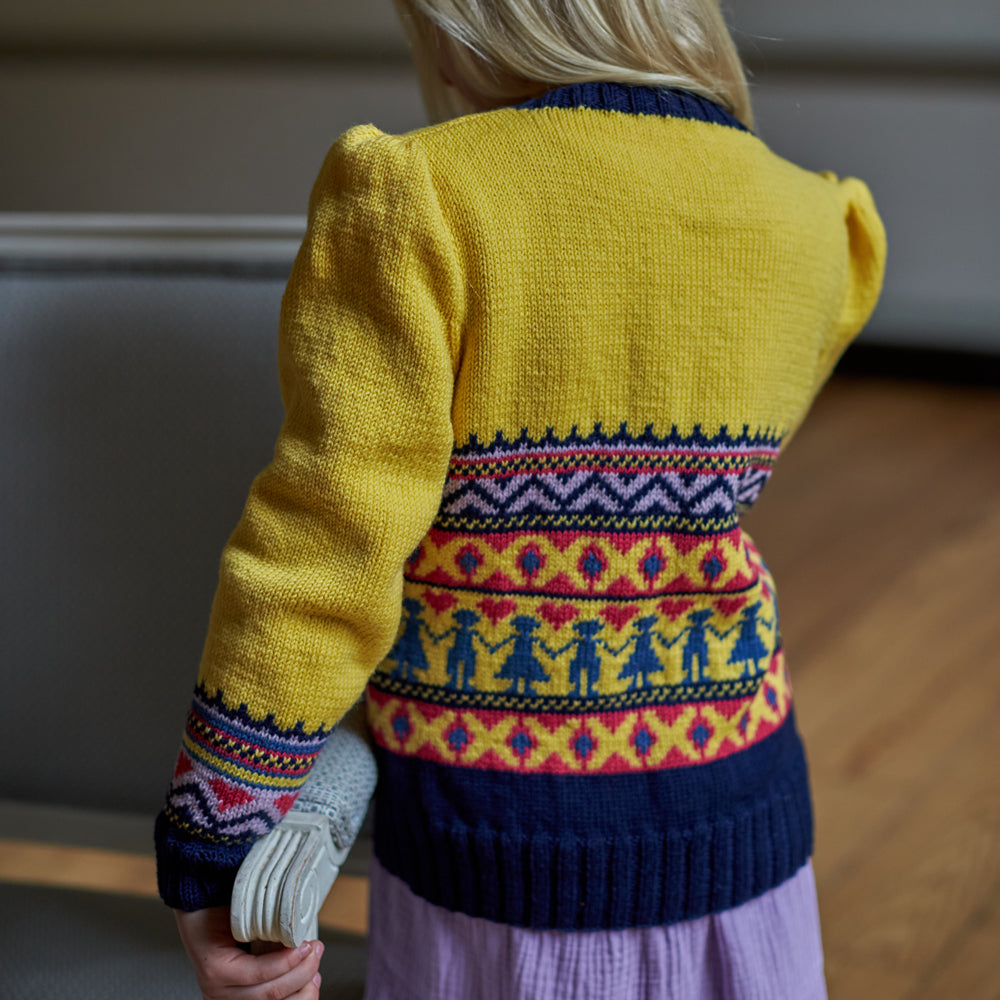 MillaMia Little Folk Cardigan Knitting Pattern