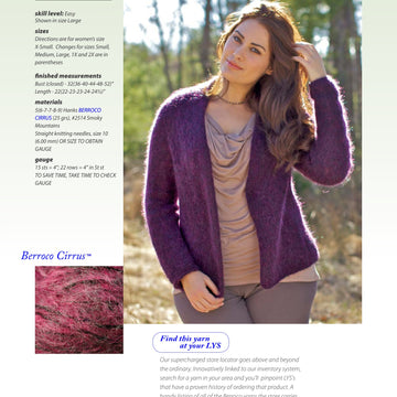 Berroco Loret Cardigan Knitting Pattern