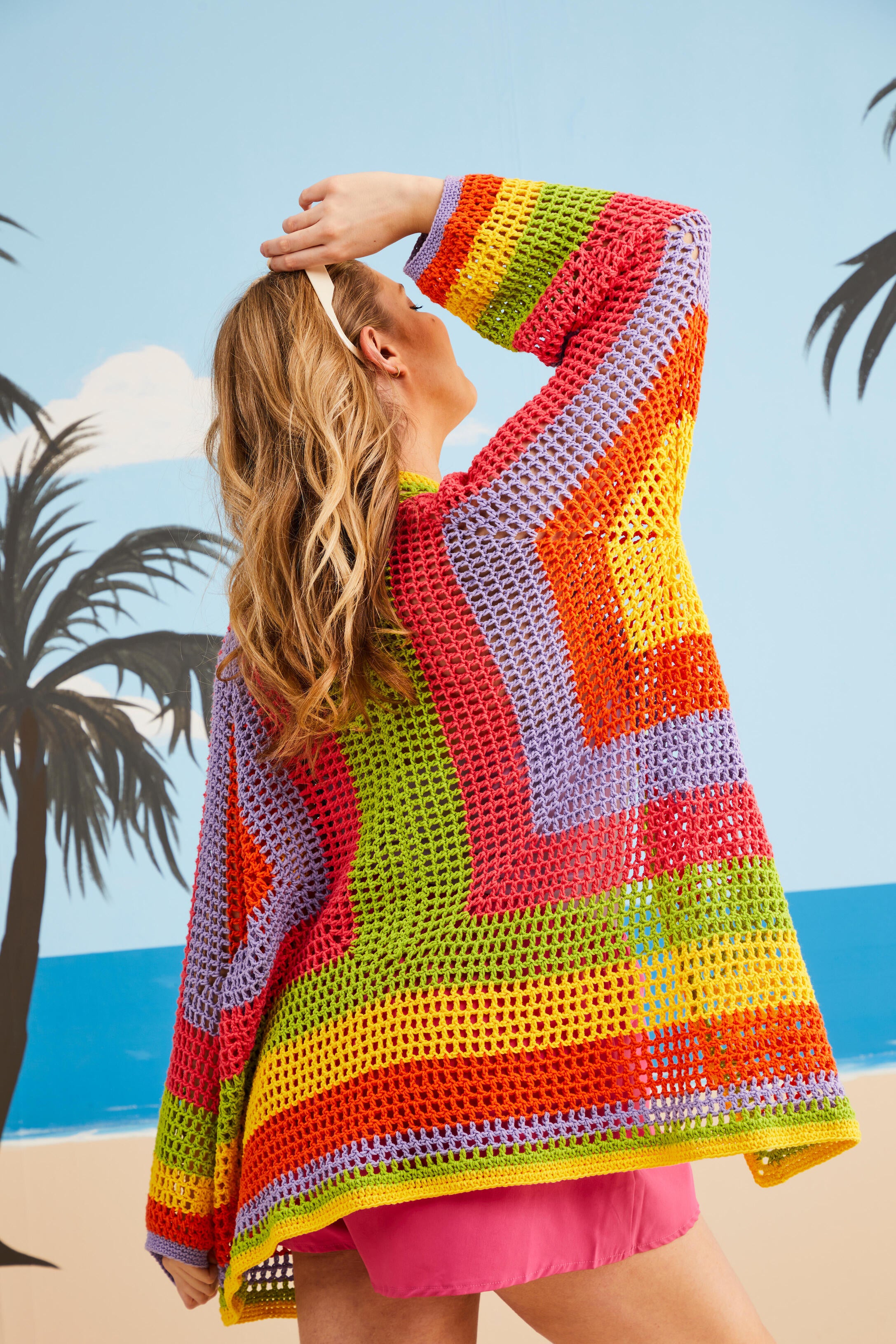 Sirdar Key West Cover Up Cardigan Crochet Pattern