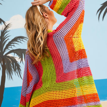 Sirdar Key West Cover Up Cardigan Crochet Pattern