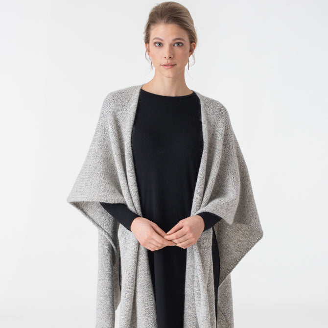 Shibui Knits Dunham Cape Knitting Pattern