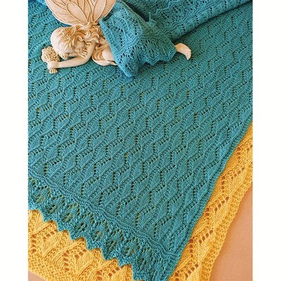Fiber Trends CH-41 Estonian Lullaby Baby Blanket Knitting
