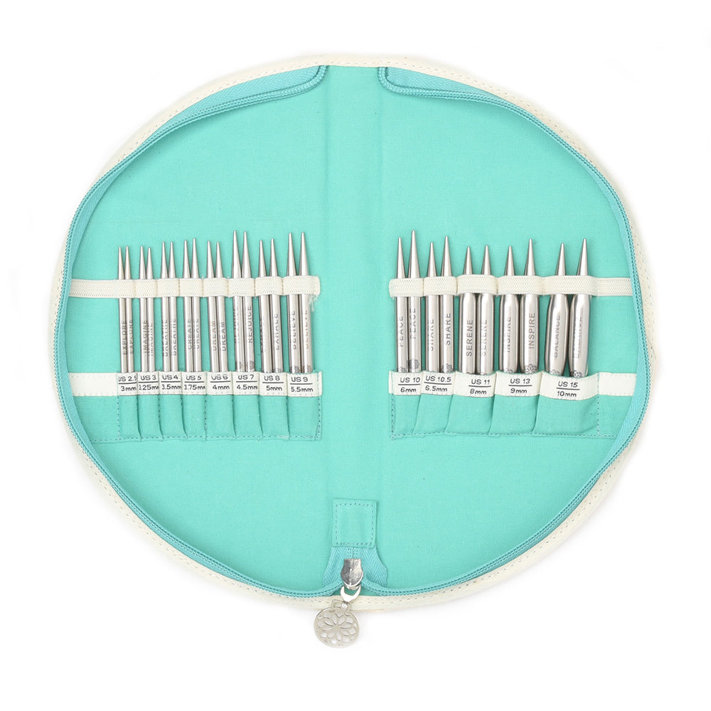 Knitter's Pride Mindful Collection Lace Interchangeable Needle Set - Warmth