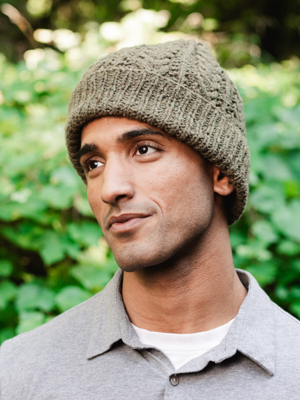 Back Bay Hat in Berroco Remix Wool Knitting Pattern