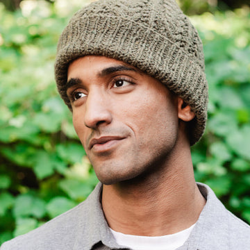 Back Bay Hat in Berroco Remix Wool Knitting Pattern