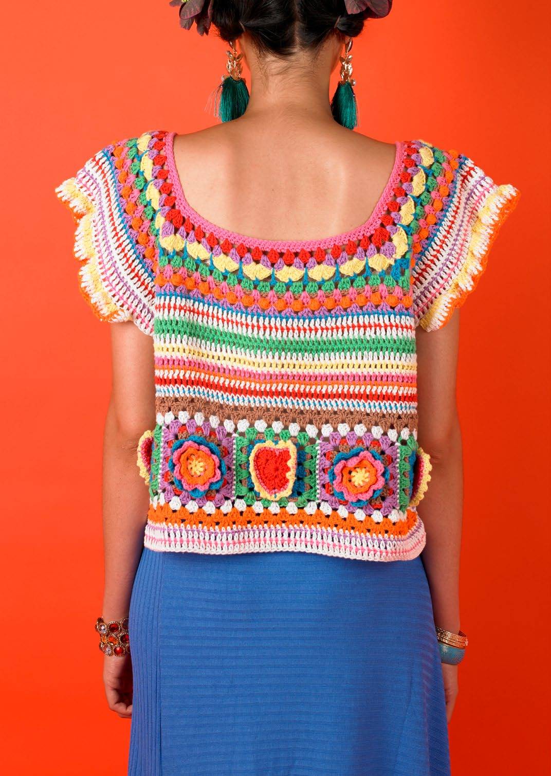 Paintbox Yarns Kahlo Crop Top Crochet Pattern
