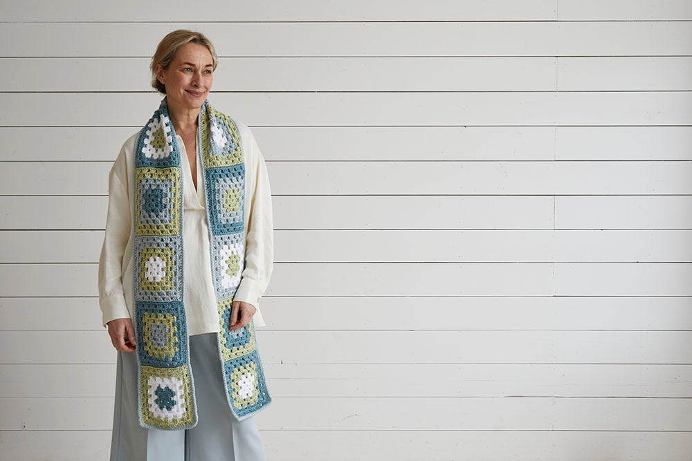 Debbie Bliss Festival Crochet Scarf Pattern