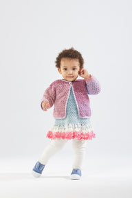 Tea Party Dress and Cardi Cardigan Crochet Pattern