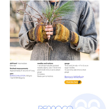 Berroco Bao Gloves Knitting Pattern