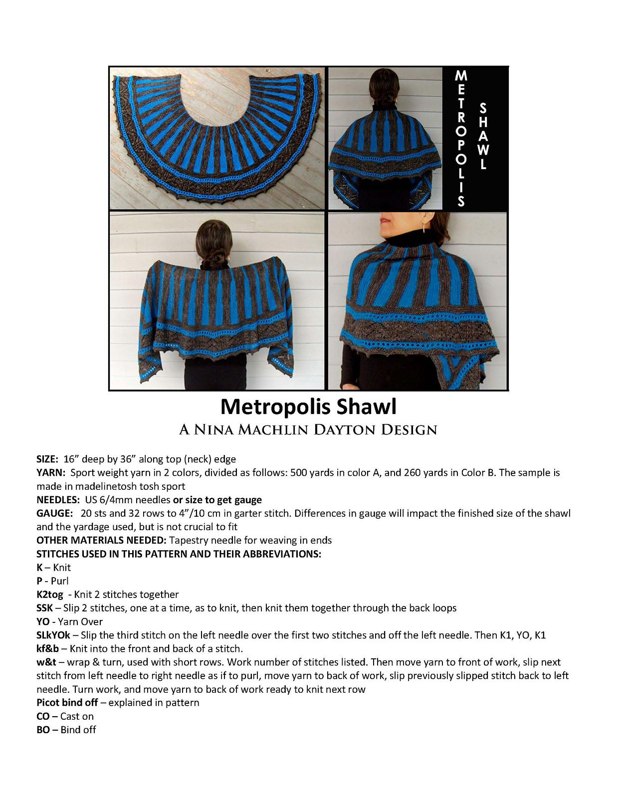 Metropolis Shawl
