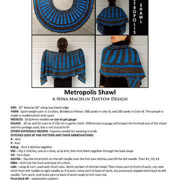 Metropolis Shawl