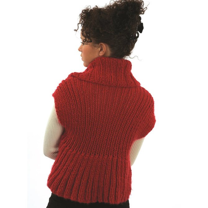Plymouth Yarn N Vest Waistcoat Knitting Pattern