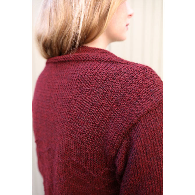 Plymouth Yarn Ladies Diamond Caradigan Knitting Pattern