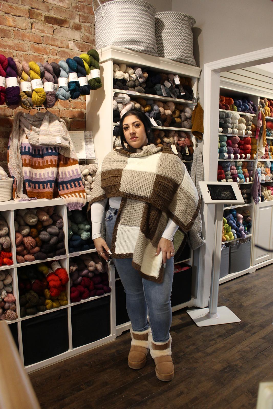 Tunisian Sampler Ruana