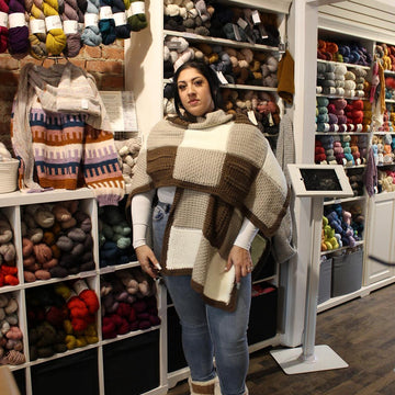 Tunisian Sampler Ruana