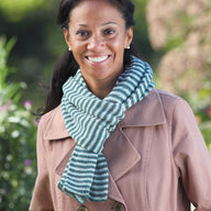 Valley Yarns Taiga Tubular Scarf Knitting Pattern