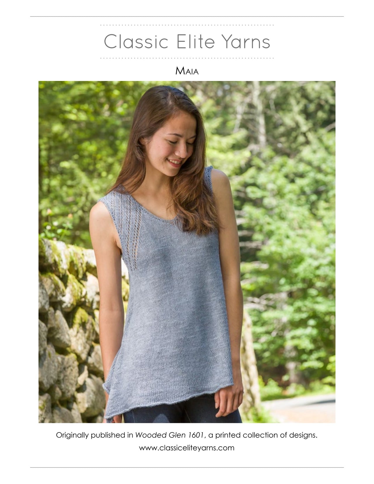 Classic Elite Yarns Maia Jumper Knitting Pattern