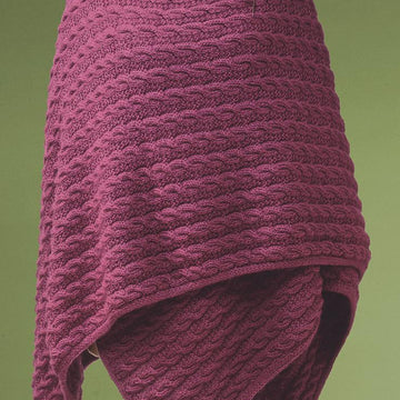 Reversible Cabled Wrap #142