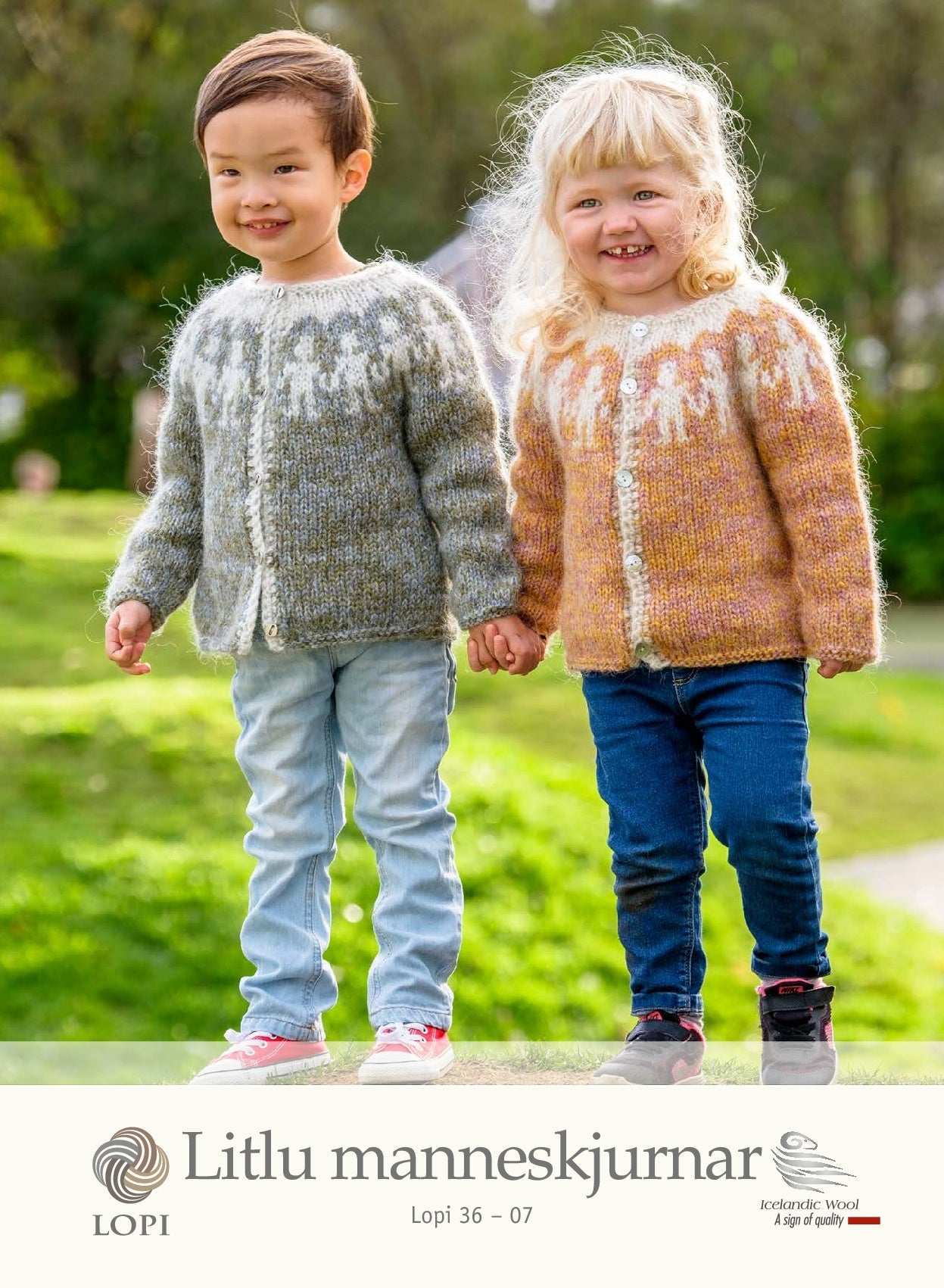 Litlu Manneskjurnar Cardigan Knitting Pattern