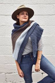 Racer Wrap Scarf Crochet Pattern