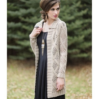 Blue Sky Fibers Afternoon Cardi Cardigan Knitting Pattern