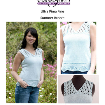 Cascade Yarns FW Summer Breeze Jumper Knitting Pattern