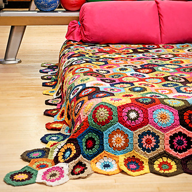 Spud & Chloe by Blue Sky Fibers Seeing Stars Blanket Crochet