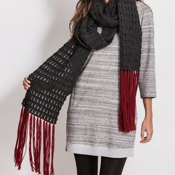 Blue Sky Fibers Silver Bay Scarf Knitting Pattern