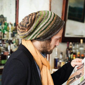 Noro Man's Slouchy Hat Knitting Pattern