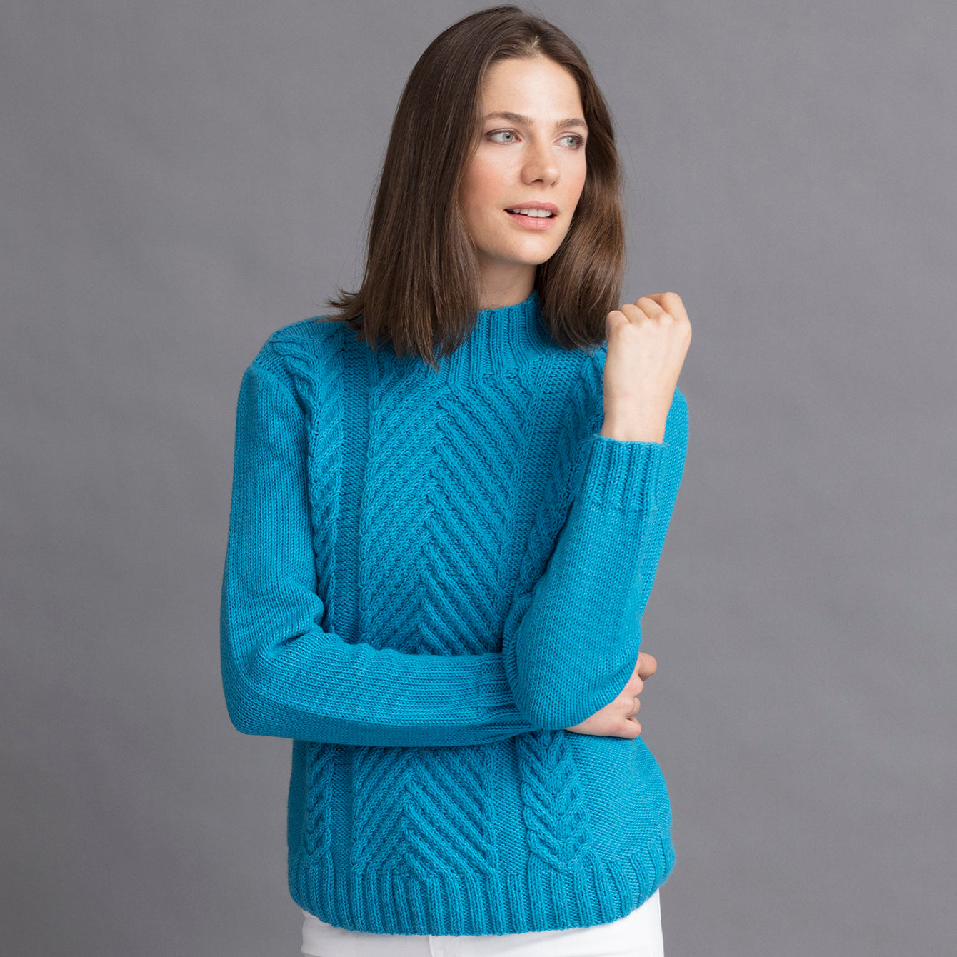 String Christina Chevron Pullover Jumper Knitting Pattern