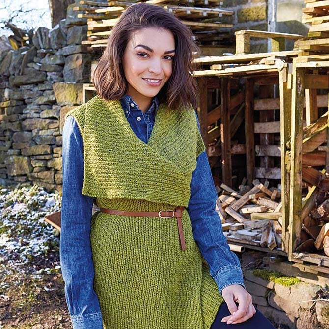 Rowan Elmtree Waistcoat Knitting Pattern