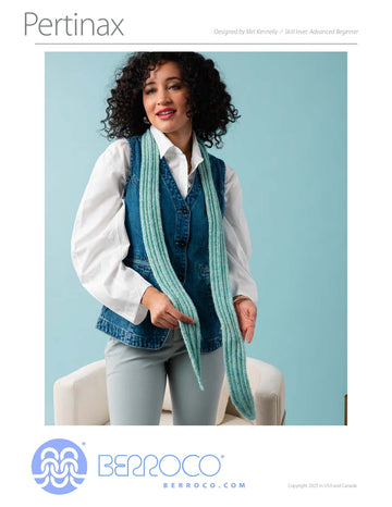 Pertinax Scarf in Berroco Aurelia PDF