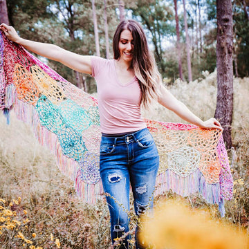 Milkweed Leaf Shawl