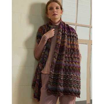 Lang PTO30-07 Stole Wrap Knitting Pattern