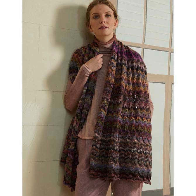 Lang PTO30-07 Stole Wrap Knitting Pattern