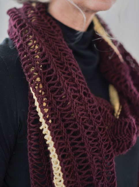 Bongo Scarf Knitting Pattern