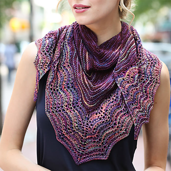 Malabrigo Minetta Wrap Knitting Pattern